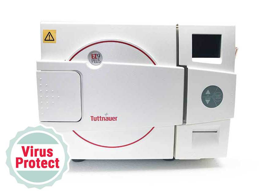 Booth Medical - Tuttnauer EZ9Plus Autoclave with virus protect