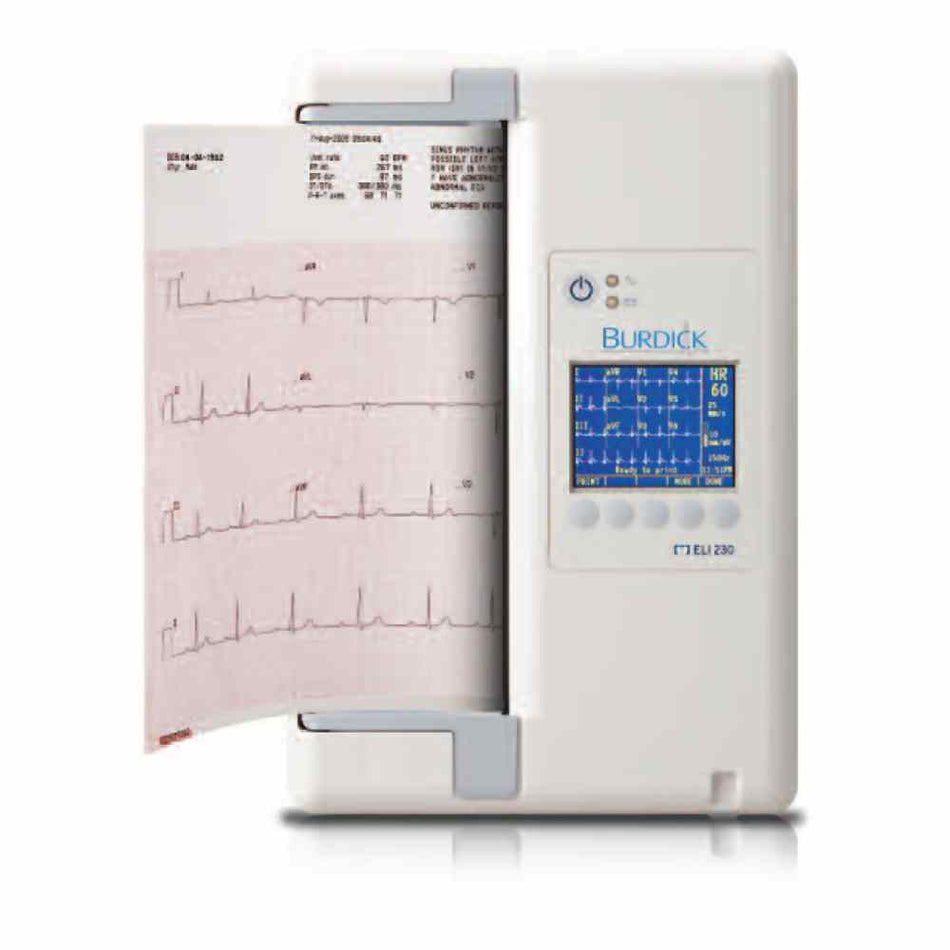Booth Medical - Mortara Burdick ELI 230 12-Lead Resting Electrocardiograph