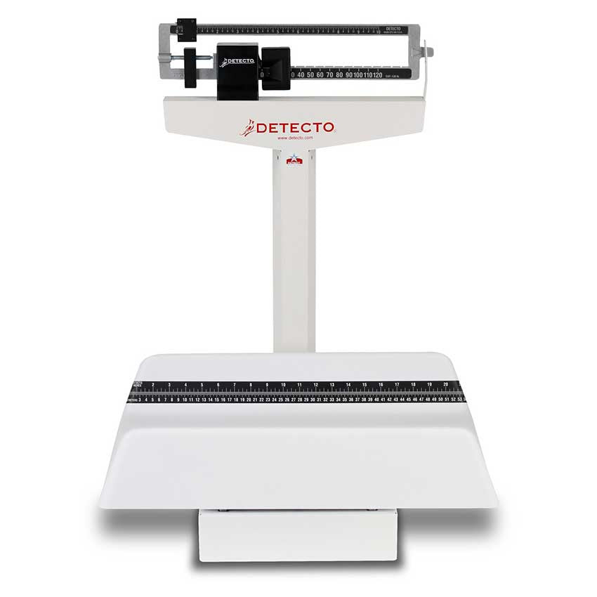 Detecto 450 Mechanical Weigh Beam Pediatric Medical Scale - Front View
