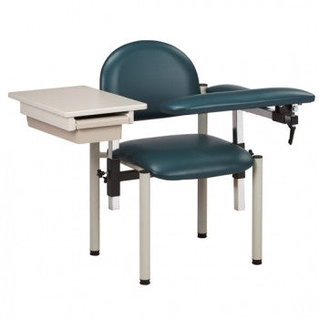 Clinton Blood Drawing Chair Padded W/Drawer- 6059-U
