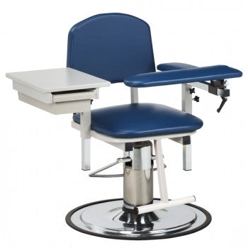 Clinton H Series Hydraulic Padded Blow Drawing Chair With Drawer
