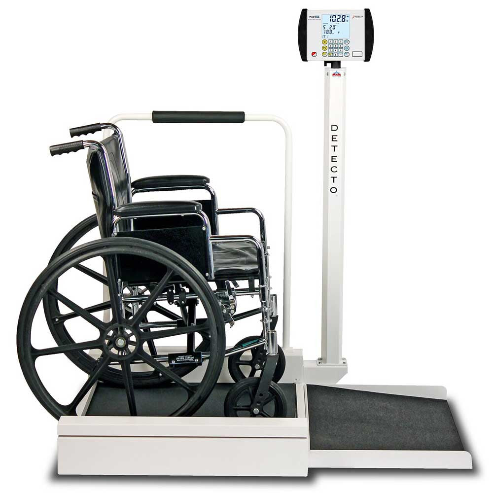 Detecto 6495 Stationary Heavy-duty wheelchair scale - Booth Medical