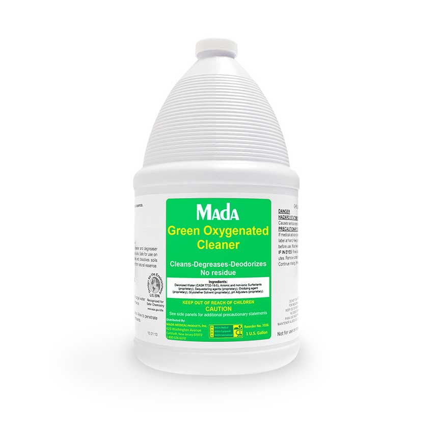 Booth Medical - Mada Green Oxygenated Cleaner (4 Gallons/Case) - 7036