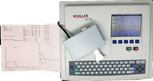 Schiller Cardiovit AT-102 ECG With Spirometery