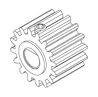 Air Techniques Dryer Drive Gear For Peri Pro - ATG612