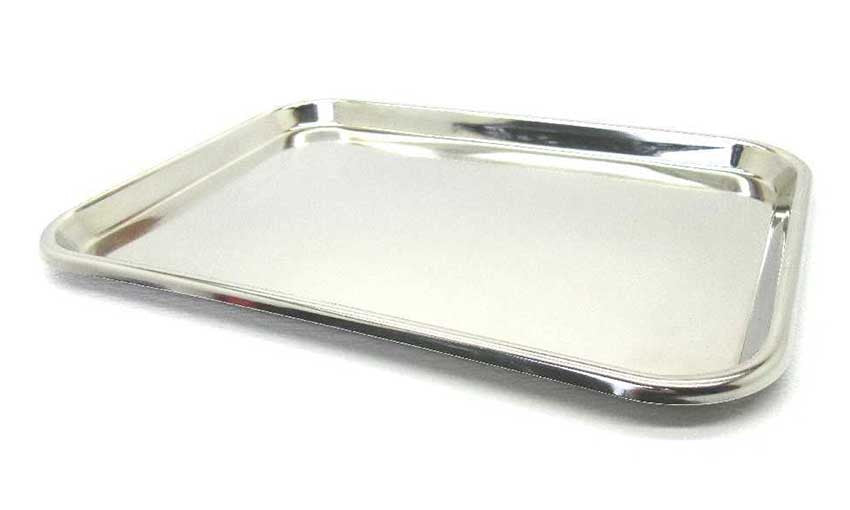 Booth Medical - Stainless Steel Instrument Tray - 3/4 x 9-1/2 x 13-1/2