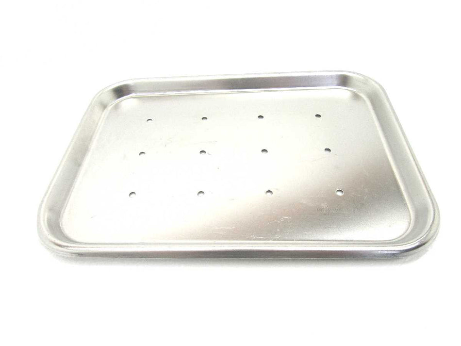 Booth Medical - Stainless Steel Perforated Instrument Tray - 3/4 x 10 x 13-3/4