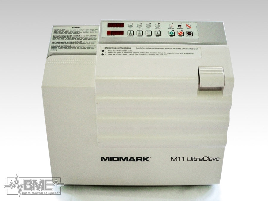 Booth Medical - Midmark/Ritter M11 Refurbished Automatic Autoclave - Front View