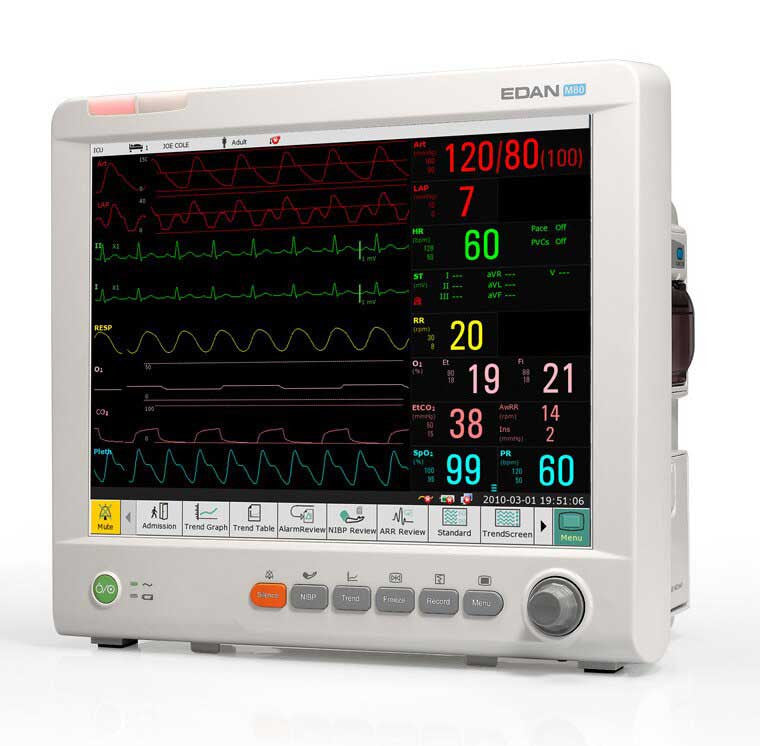 Booth Medical - Edan M80 Patient Vital Signs Monitor - High Acuity