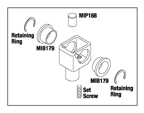 Booth Medical - Midmark Table Parts - ACTUATOR CAP KIT For 222, 404 and 622