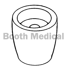 Booth Medical - Plastic Foot - RCF015 (OEM No: 14813)
