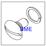Booth Medical - Midmark Ritter - Pivot Screw (OEM Part No: 10610 or P-2400)