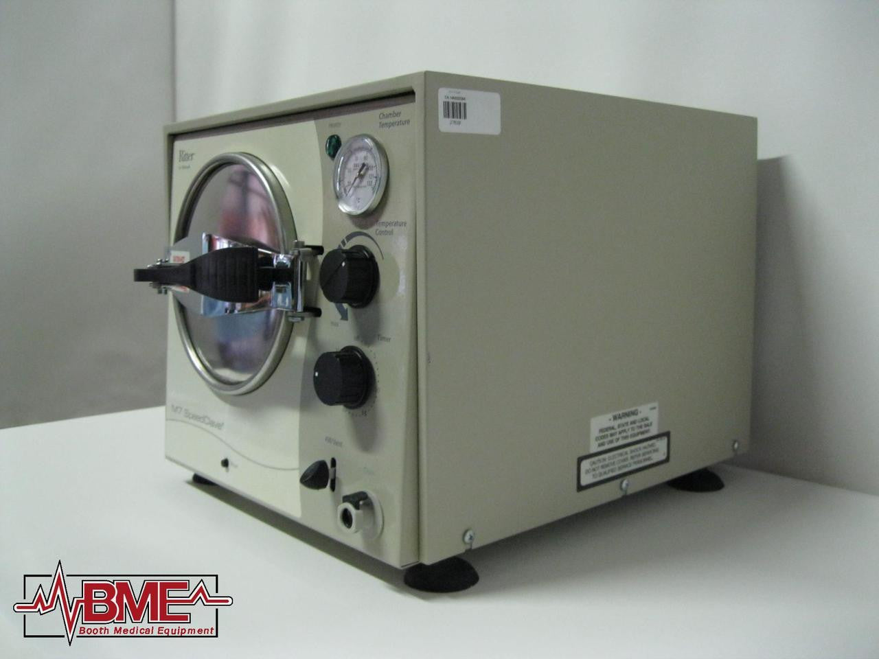 Booth Medical - Midmark Ritter M7 Refurbished Autoclave - Right Side