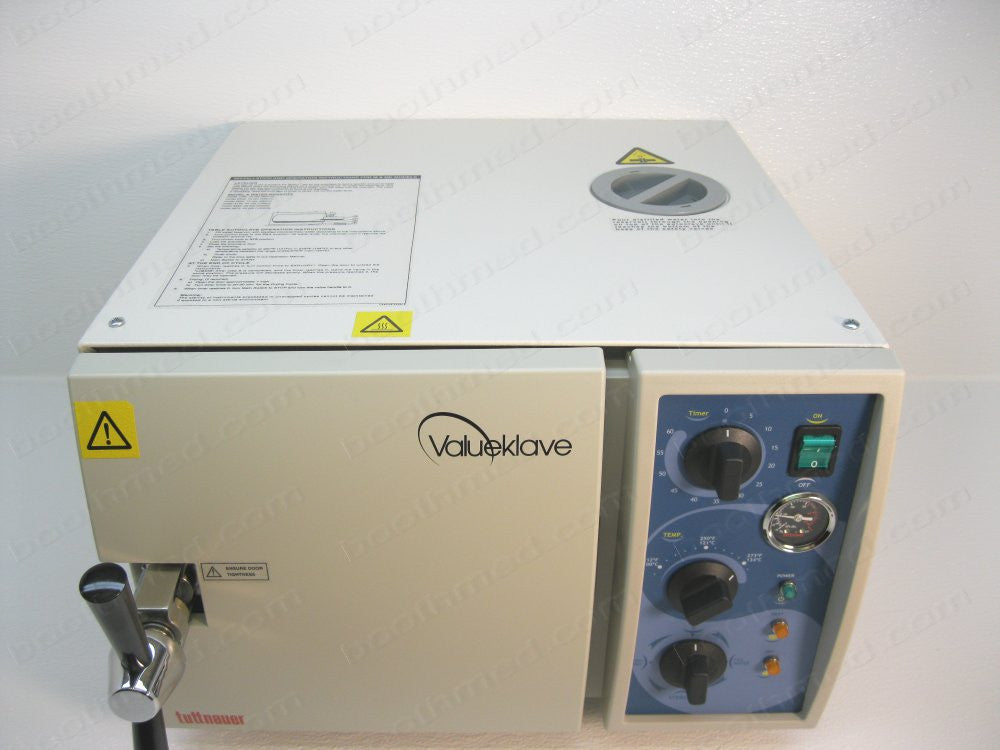 Booth Medical - Tuttnauer 1730 Valueklave Refurbished Autoclave Sterilizer
