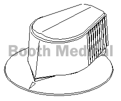 Booth Medical - Knob, Vacuum Control/Harvey & Porcelain Part: 260062000/MDK018
