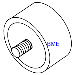 Booth Medical - Midmark Ritter - Vibration Mount - RCM064 (OEM Part No: 155961)