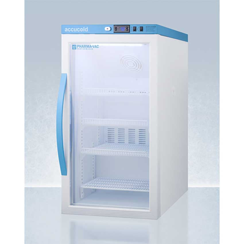Accucold Pharma-Vac Vaccine Refrigerator - Solid door 3 cubic ft.